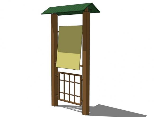 SketchUp Materials: Display Board Model Components Explained