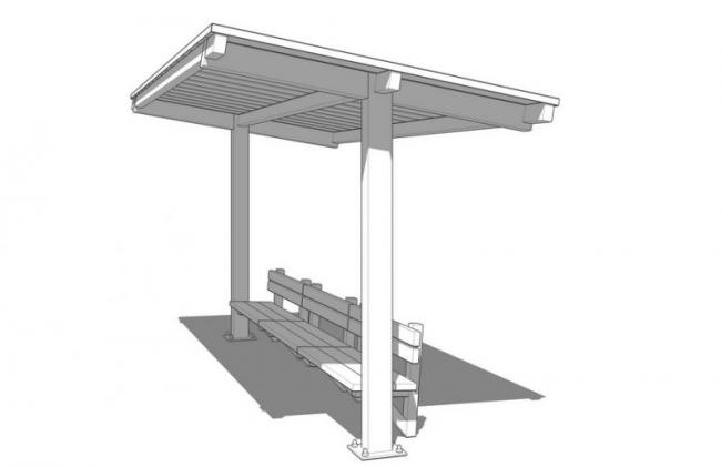 SketchUp Material Models: Components for Leisure Canopy Design
