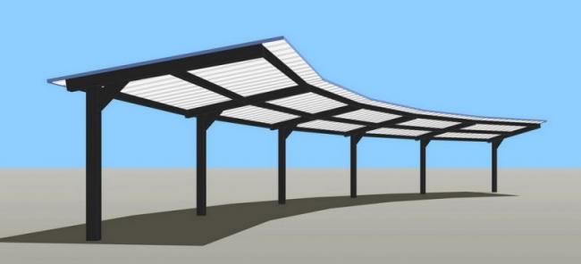 SketchUp Material Model | Rainshed Component Textures