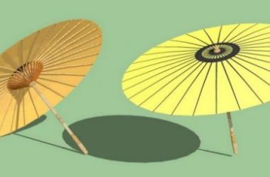 SketchUp Material Models | Art Umbrella Component Textures-BIM WORLD