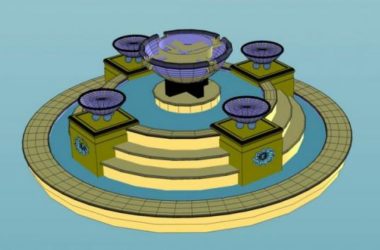 SketchUp Material Model for European Water Fountain Landscape Sculpture Components-BIM WORLD