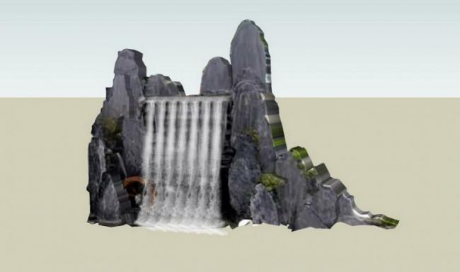 SketchUp Materials for Rockery and Landscape Sculpture Models