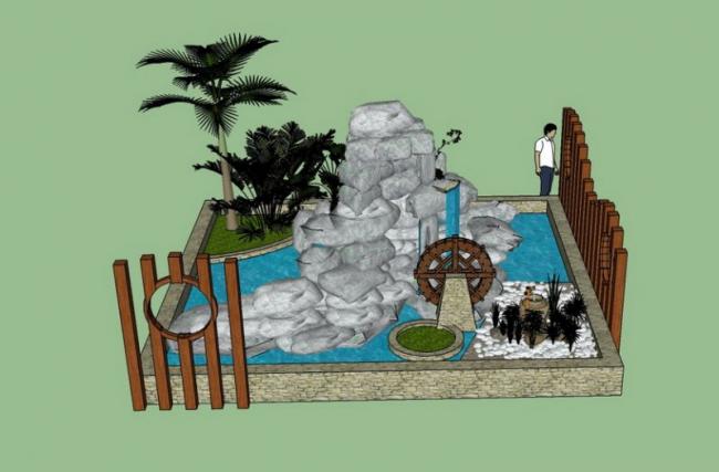 SketchUp Material Library: Rockery and Landscape Sculpture Components