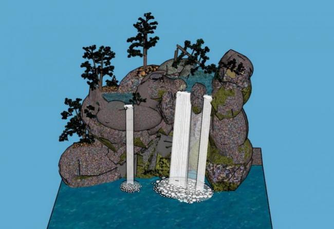 SketchUp Material Library: Rockery and Landscape Sculpture Components