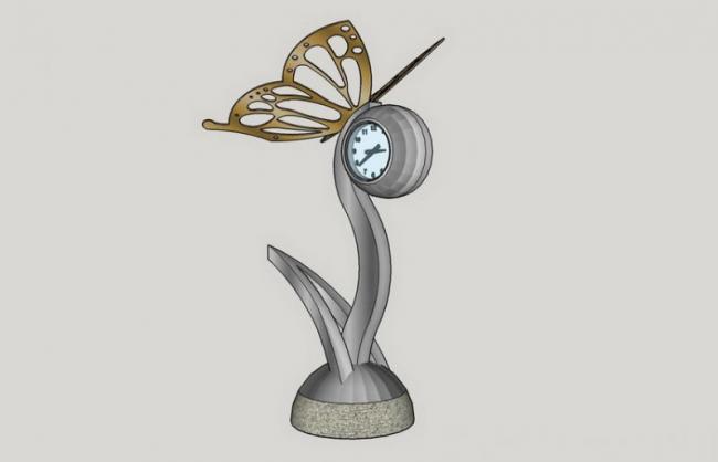 Modern Landscape Sculpture Materials for SketchUp Models