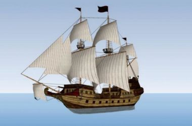 SketchUp Materials for Antique Ship Model Components-BIM WORLD