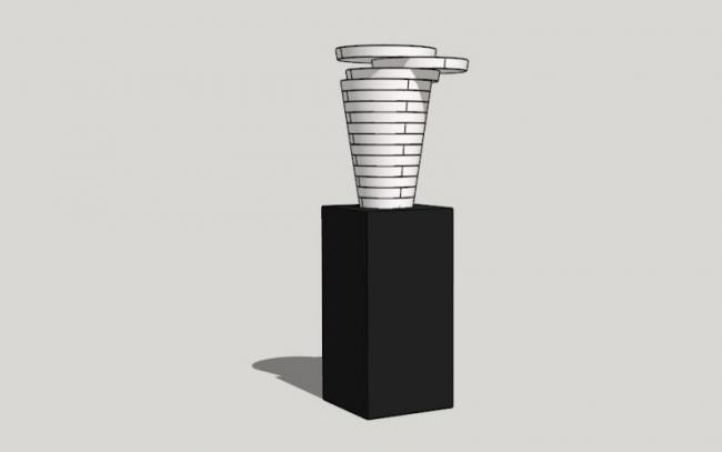 SketchUp Materials for Landscape Sculpture Models | Modern Style Component Collection