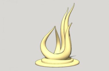 Modern Landscape Sculpture Components for SketchUp Material Models-BIM WORLD