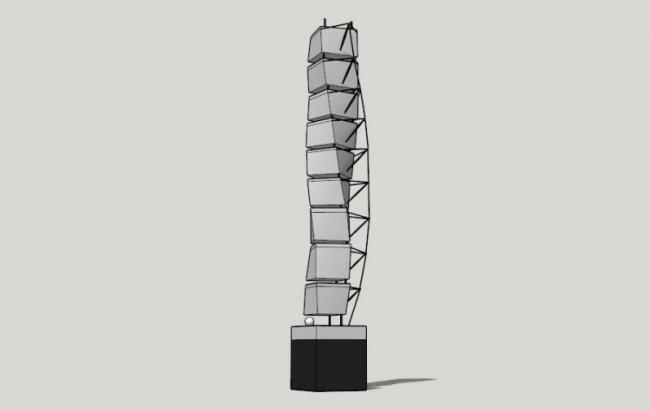 Modern Landscape Sculpture Materials for SketchUp Models
