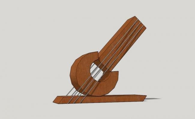 Modern Landscape Sculpture Materials for SketchUp Models