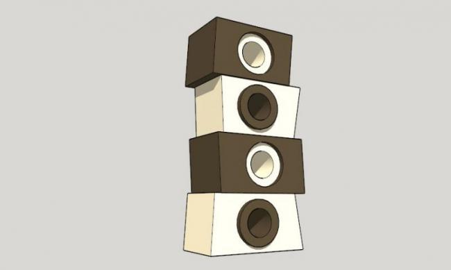 Modern Landscape Sculpture Materials for SketchUp Models