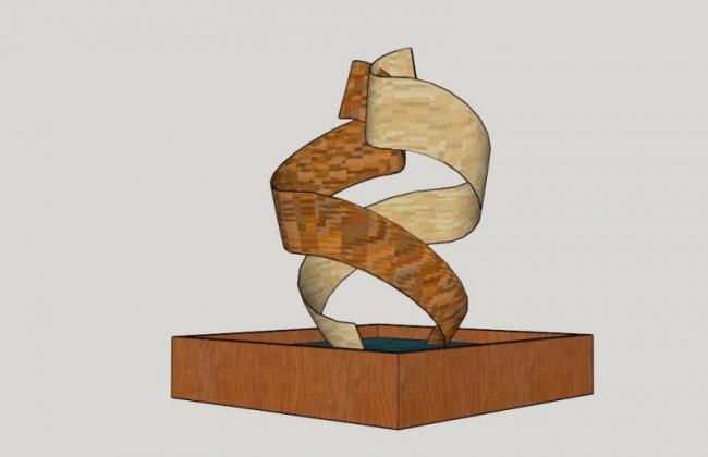 Modern Landscape Sculpture Materials for SketchUp Models