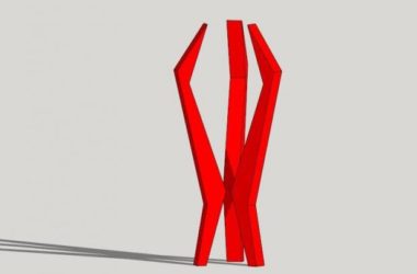 Modern Landscape Sculpture Materials for SketchUp Models-BIM WORLD