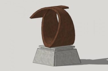 Modern Landscape Sculpture Materials for SketchUp Models-BIM WORLD