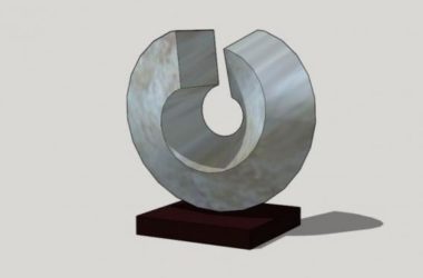 Modern Landscape Sculpture Materials for SketchUp Models-BIM WORLD