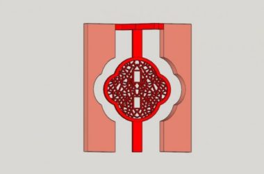 SketchUp Materials for Landscape Sculpture Models: Chinese Knot and Traditional Chinese Style Components-BIM WORLD