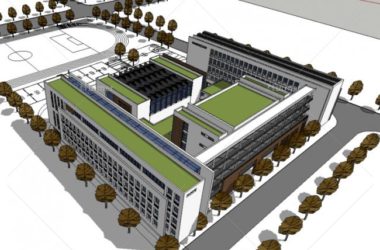 Modern Multi-Story Middle School Building Design | Educational Architecture in SketchUp-BIM WORLD