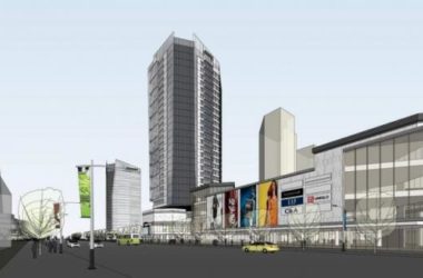 SketchUp Complex Model: Multi-Story High-Rise Mixed-Use Development with Commercial Streets and Modern Residential Apartments-BIM WORLD