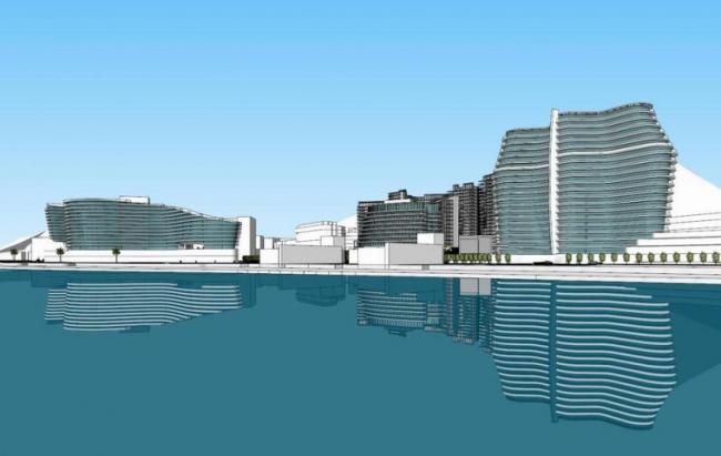 SketchUp Model of Shenzhen Dameisha: Modern High-Rise Hotel Design