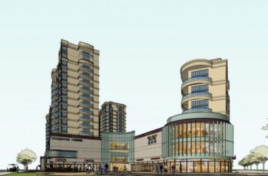SketchUp Model of a Neoclassical High-Rise Residential Building with Ground-Floor Commercial Space and Street Corner Mall-BIM WORLD