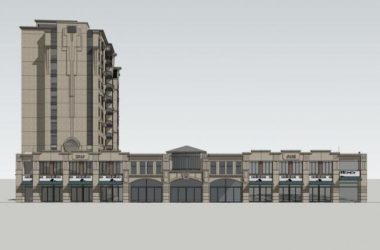 SketchUp Model: Neoclassical High-Rise Residential with Commercial Podium and Simplified European Design-BIM WORLD