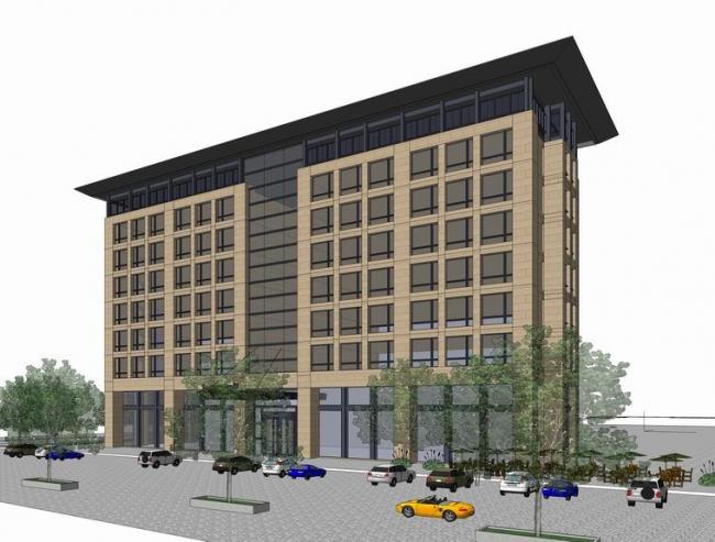 SketchUp Multi-Story Office Building Model | New Asian & Neoclassical Styles