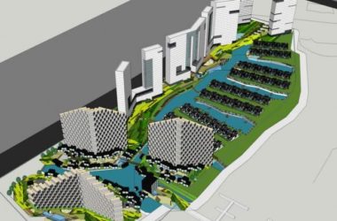 Nanchang Yaohu Resort Hotel: Modern High-Rise SketchUp Model-BIM WORLD