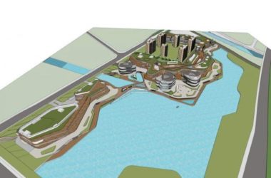 SketchUp Business Model for Sunan Vanke Fifth Park: Modern Multi-Story Commercial Center-BIM WORLD
