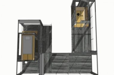Modern Container Home Design | Residential Architecture with SketchUp-BIM WORLD