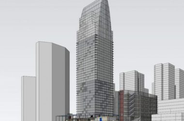 SketchUp Complex Model: Multi-Story Mixed-Use High-Rise with Modern Office Spaces-BIM WORLD