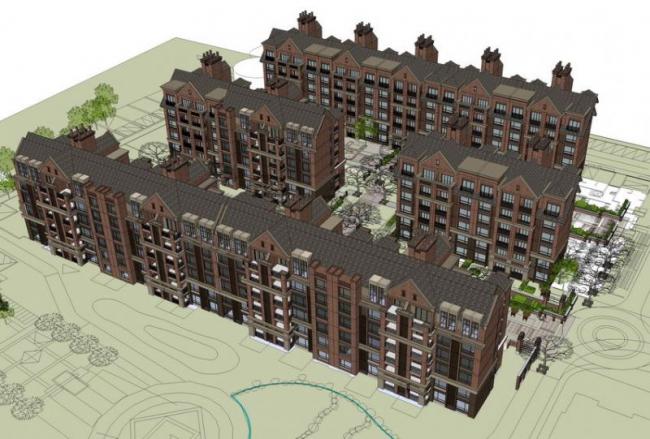 SketchUp Residential Design: Multi-Story British Classical Home with Garden