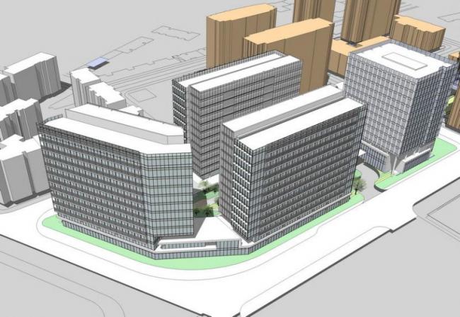 Modern High-Rise Office and Apartment Building Models in SketchUp
