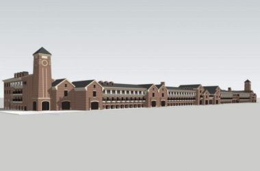 SketchUp Business Model: Multi-Story Commercial Street in British Classical Style-BIM WORLD