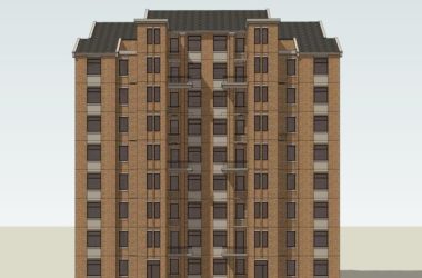 SketchUp Residential Models: Small and Tall British Classical Style Homes-BIM WORLD