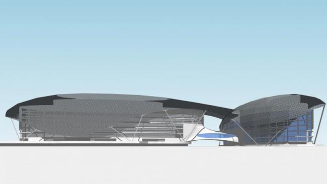 SketchUp Model of The Yas Hotel Abu Dhabi | Modern Multi-Story Design