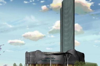 SketchUp Complex Model: Singapore ION Ultra High-Rise Office and Hotel in Modern Style-BIM WORLD