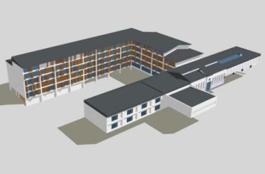 SketchUp Multi-Story Hotel Model Featuring Traditional Chinese Architecture-BIM WORLD