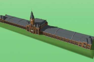 Sketchu Industrial Building: Multi-Story Factory Featuring Classical Victorian Architecture-BIM WORLD