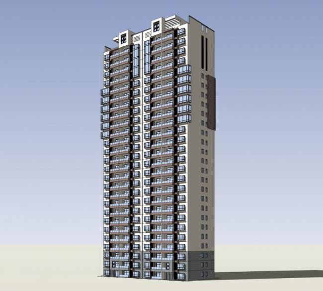 Residential SketchUp Models: High-Rise Buildings and Modern Chinese Style Designs