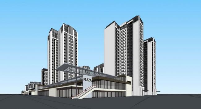 Modern High-Rise Residential Buildings in SketchUp: Contemporary Design Models