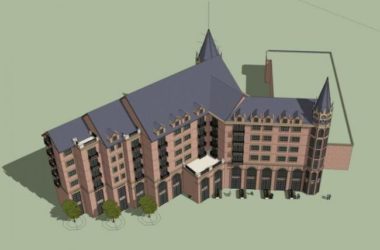 SketchUp Residential Model: Multi-Story British Classical Style Home-BIM WORLD