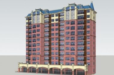 SketchUp Residential Models: Mid-to-High Rise Buildings in French and Classical Architectural Styles-BIM WORLD