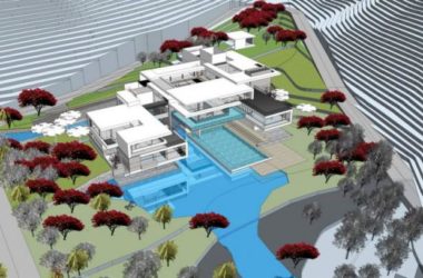 Modern Multi-Story Mountain Resort Hotel and Villas 3D Model in SketchUp-BIM WORLD