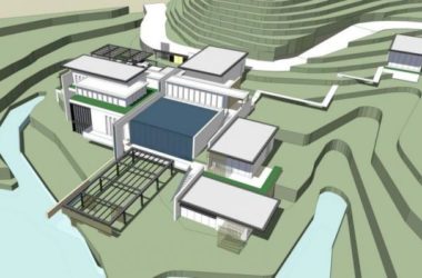 Modern Multi-Story Mountain Hotel Model in SketchUp-BIM WORLD