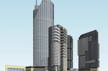 Modern Super High-Rise Office Building Model in SketchUp-BIM WORLD