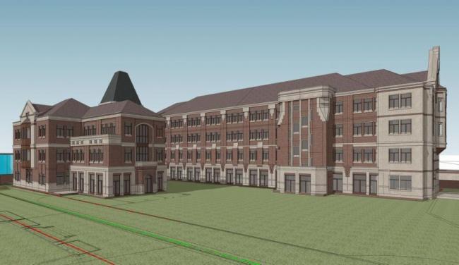 Multi-Story British Classical Kindergarten Model | Shanghai-Inspired Educational Architecture in SketchUp