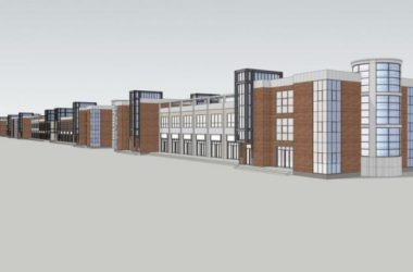 SketchUp Business Model: Modern Multi-Story Commercial Street Design-BIM WORLD