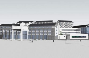 SketchUp Hotel Model | Multi-Story Inn with New Chinese Style Commercial Design-BIM WORLD