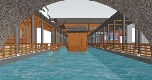 SketchUp Model of Ancient Chinese Architecture: Suzhou Garden Style
