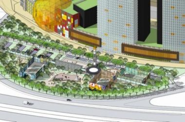 SketchUp Complex Model: Modern High-Rise Office and Multi-Story Mixed-Use Building-BIM WORLD